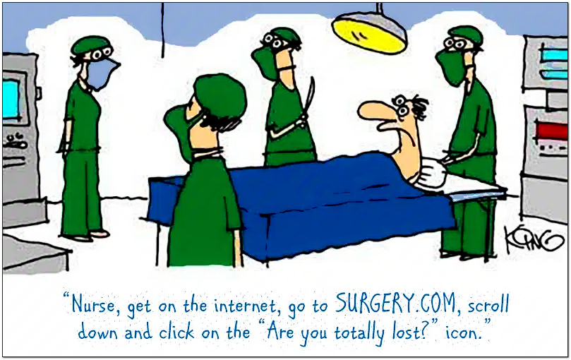 nurse help with surgery joke