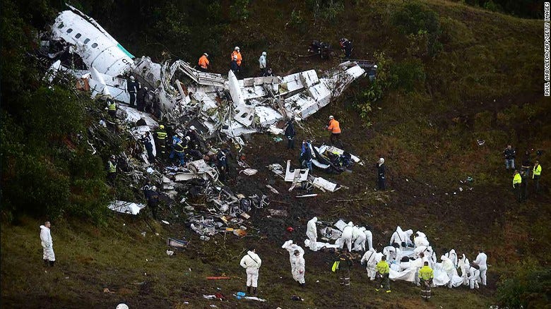 Colombia plane crash: Jet may have run out of fuel.