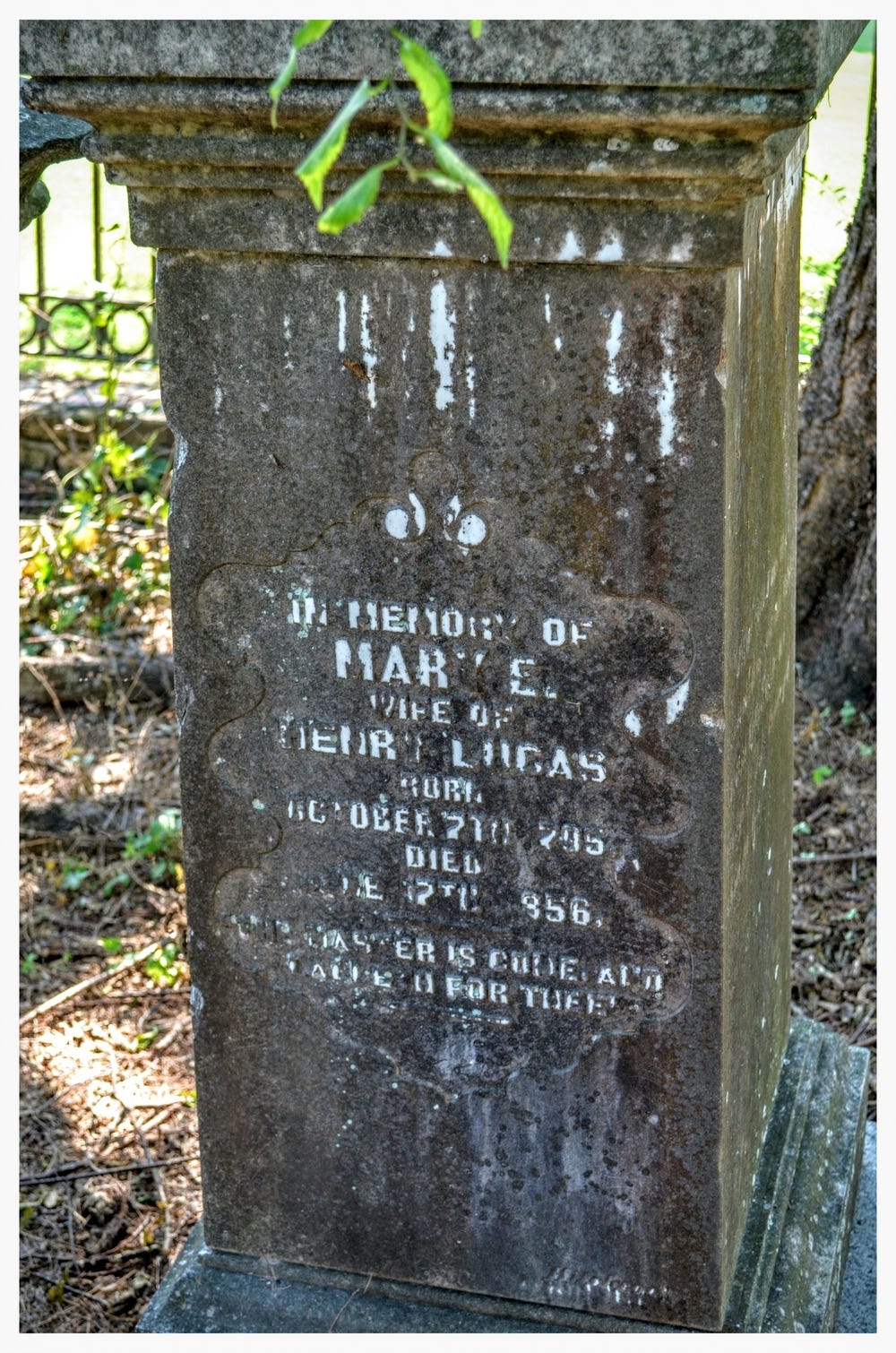 Gravestone 2,&nbsp;Old Augusta Cemetery, Montgomery, Montgomery County, Alabama