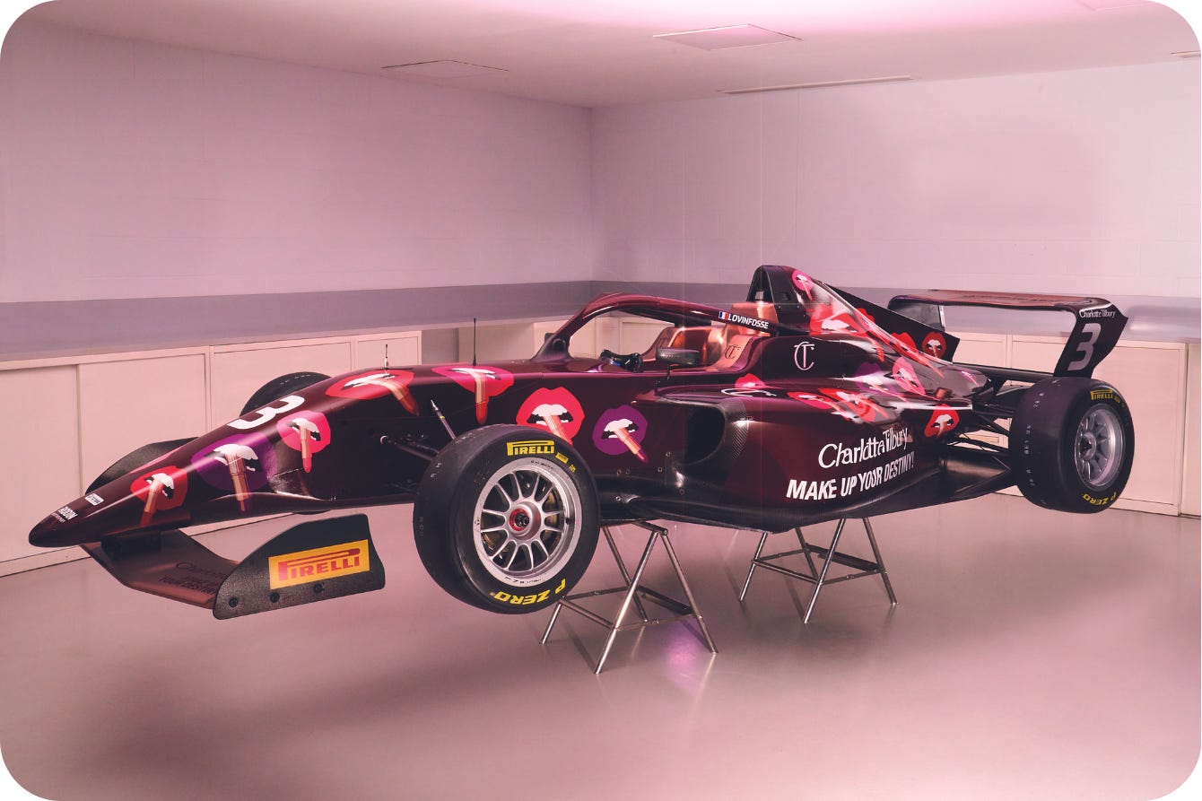 F1 Academy, Motorsport, Sponsorship, beauty industry, Charlotte Tilbury