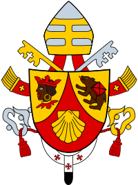 Pope Benedict XVI's Coat of Arms may indicate who will be the next pope?