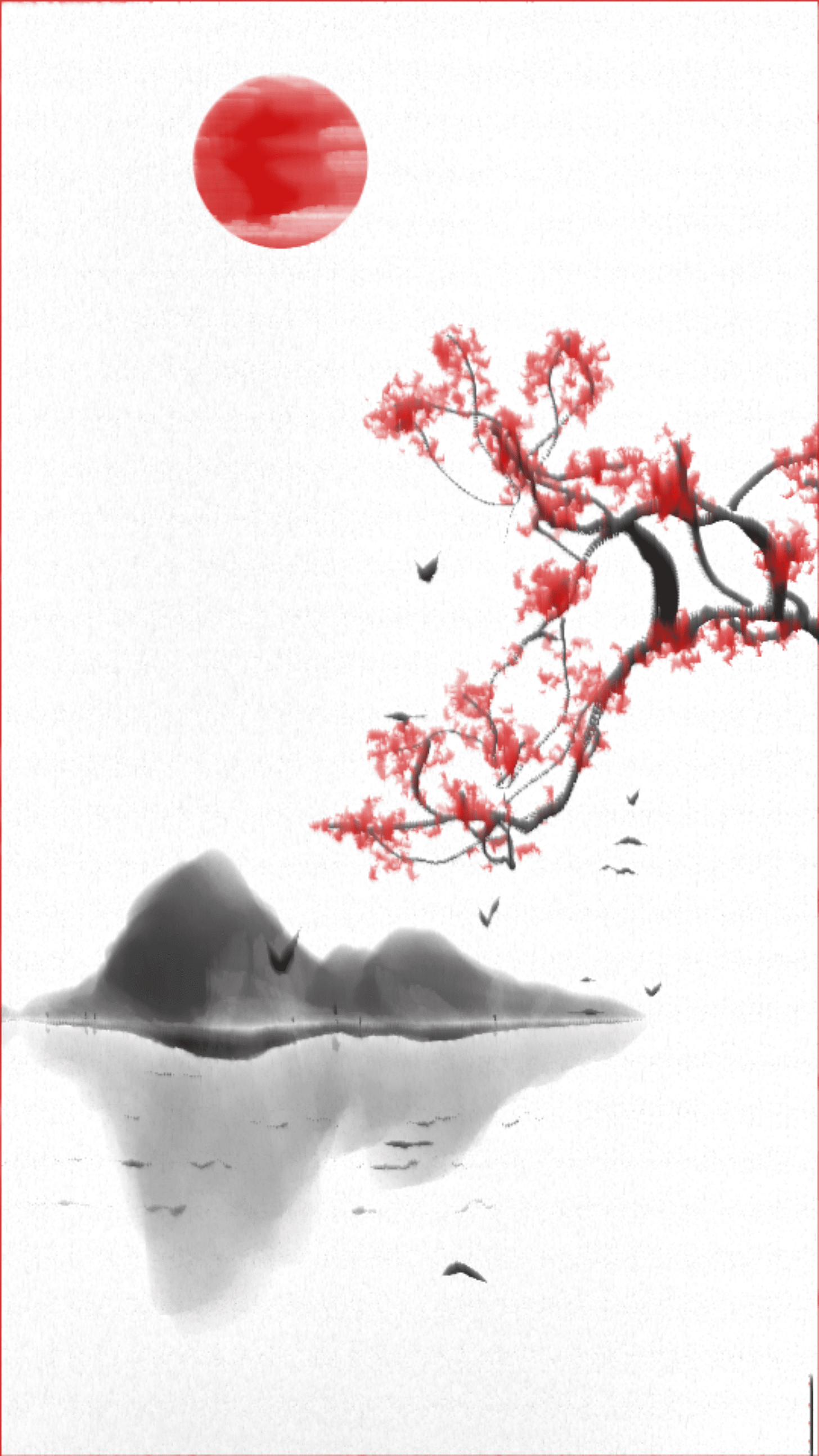A Dio Collection" is a digital echo of Sumi-e, the ancient painting technique embodying simplicity and tranquility.