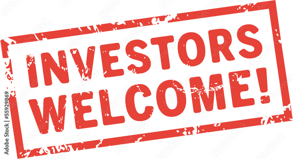 roter stempel investors welcome Stock Vector | Adobe Stock