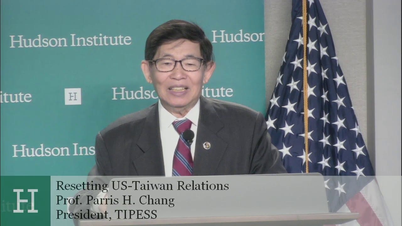 Resetting US-Taiwan Relations: American and Taiwanese Perspectives | Hudson