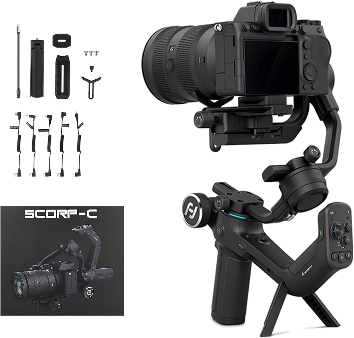 FeiyuTech SCORP-C 3-Axis Handheld Gimbal Camera Stabilizer: