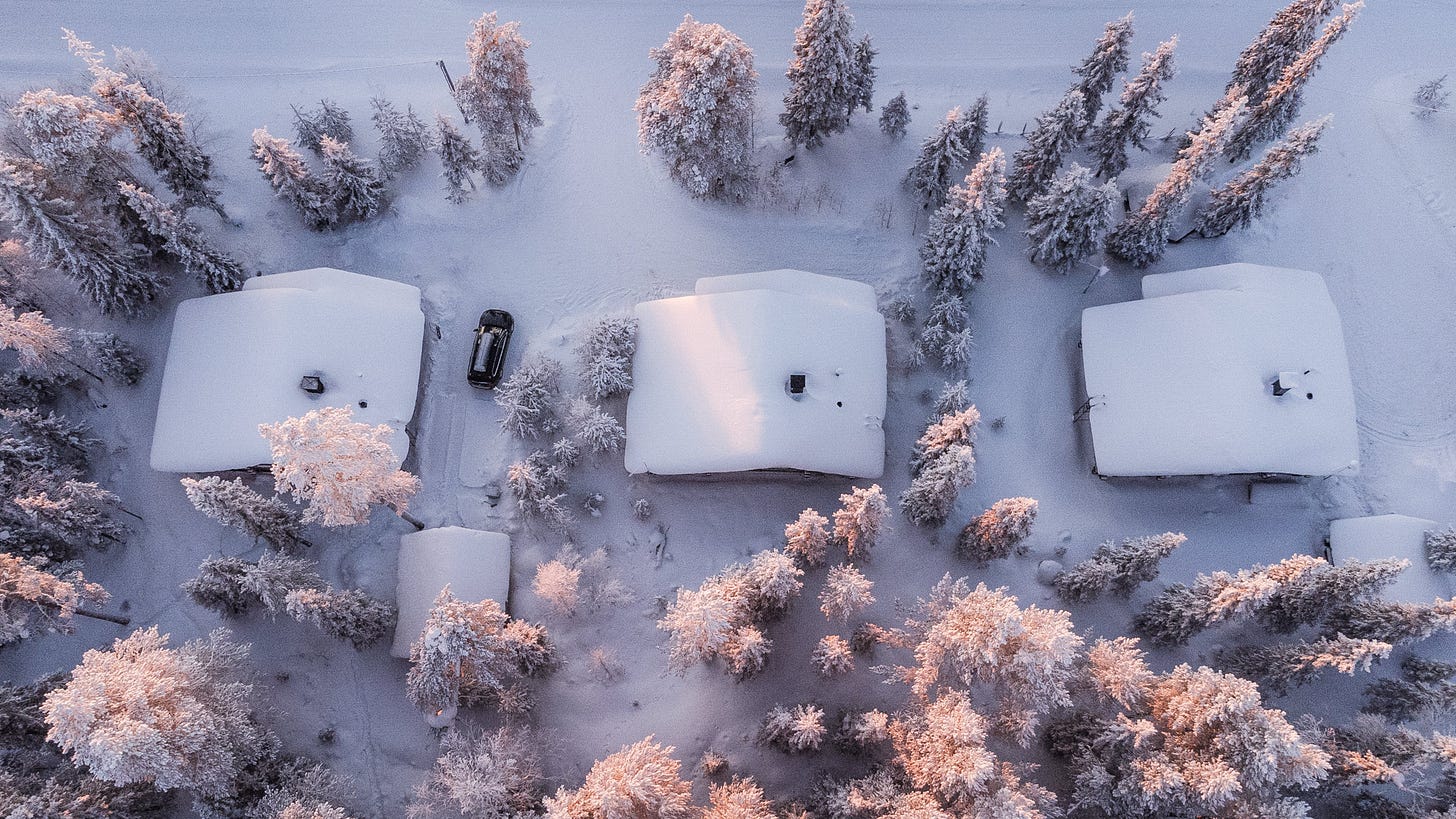 ruka drone winter ruka drone winter