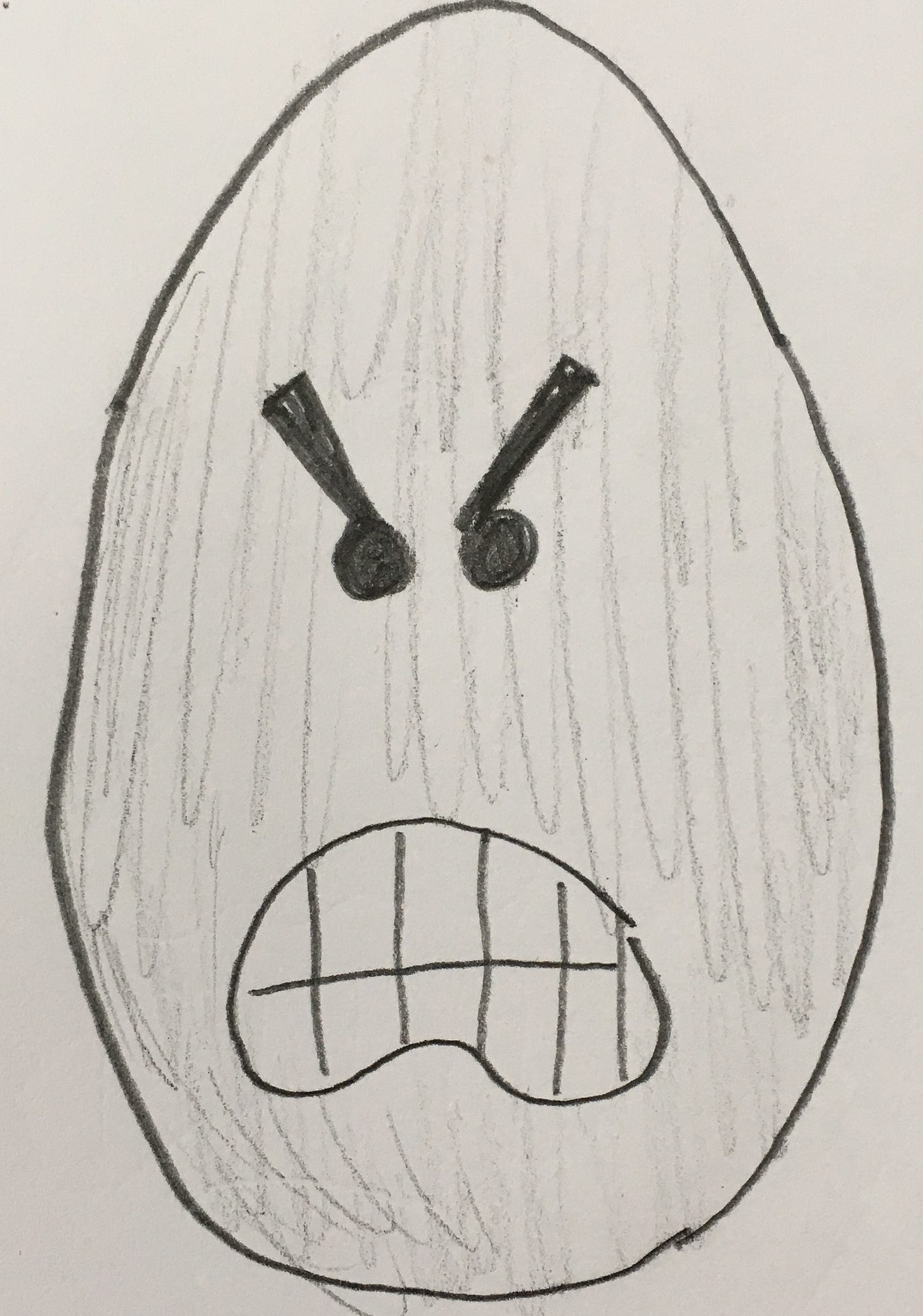 Mr. Eggy: He’s brittle, thin-shelled and pissed off.  EAT MORE EGGS IN 2024!  You betta!