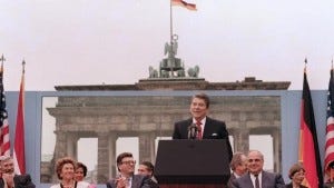 Reagan at the Brandenburg Gate