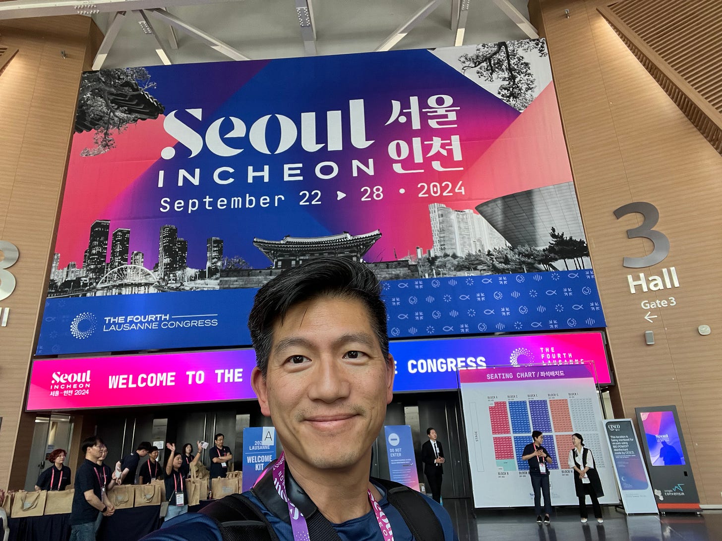 Allen Yeh attending the Fourth Lausanne Congress in Seoul, Korea