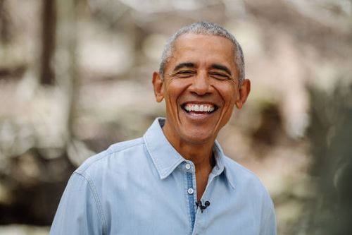 President Barack Obama on Wednesday April 13, 2021 --