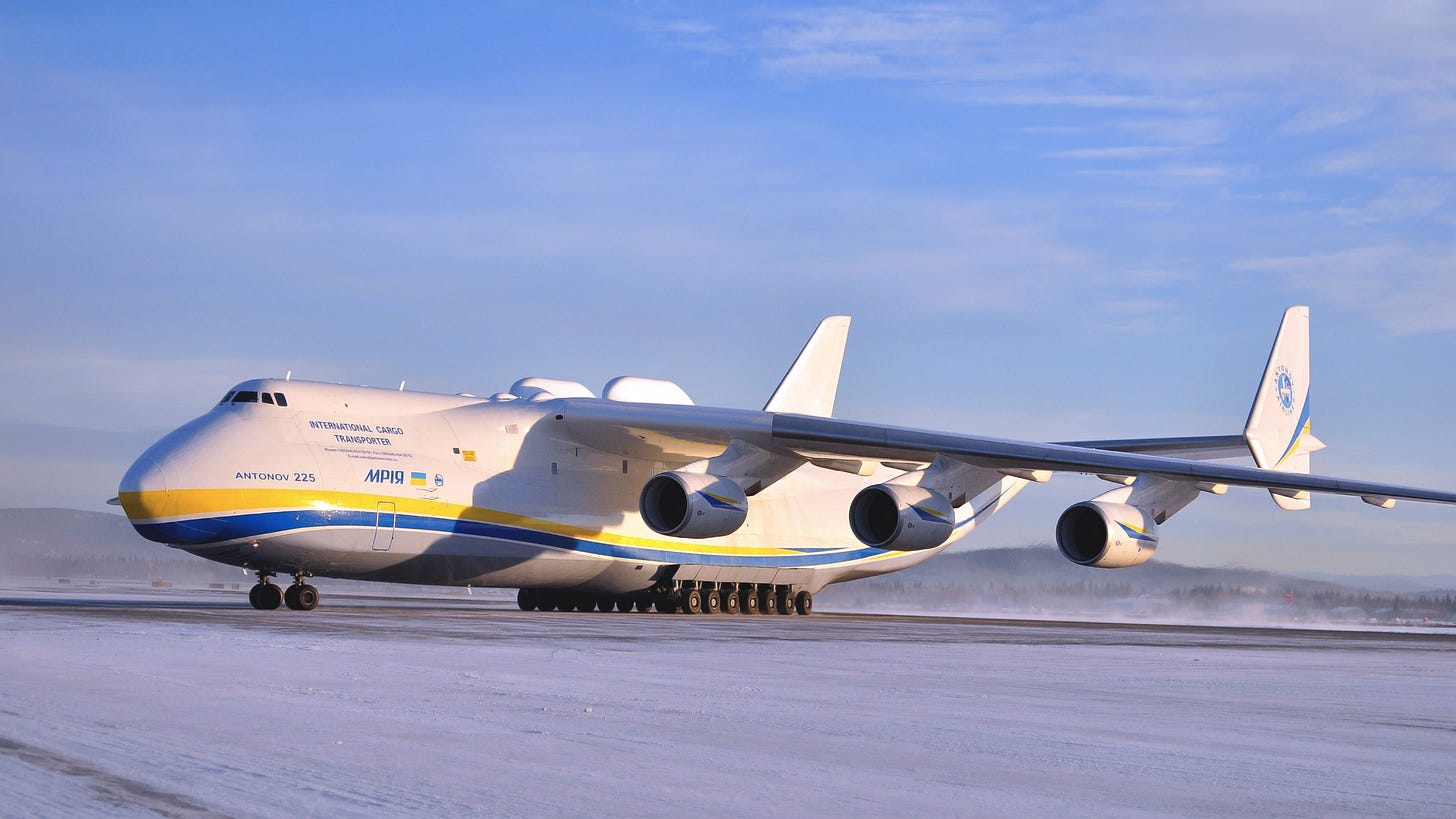 Antonov An-225 Mriya aircraft at the airport wallpaper | aircraft | Wallpaper Better