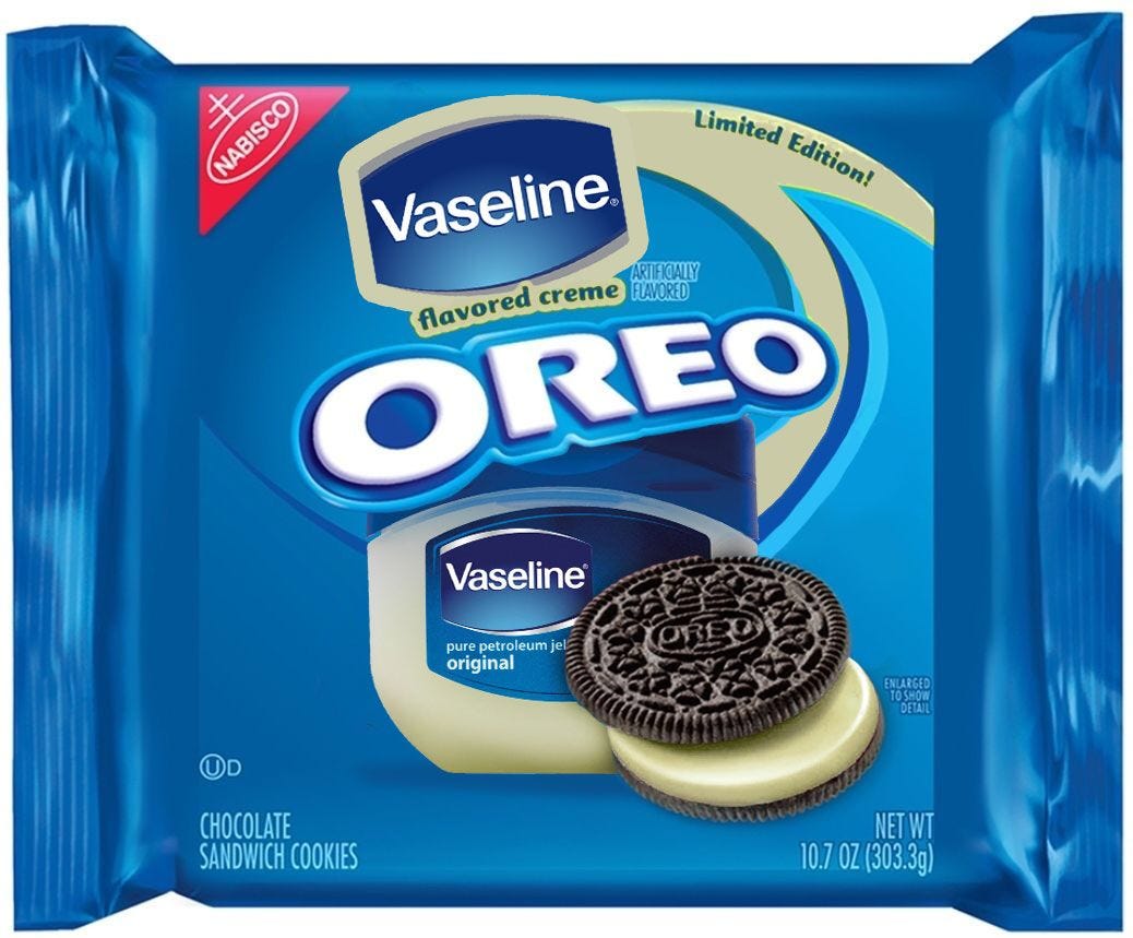 Vaseline Oreos | Funny food memes, Pop tart flavors, Weird food