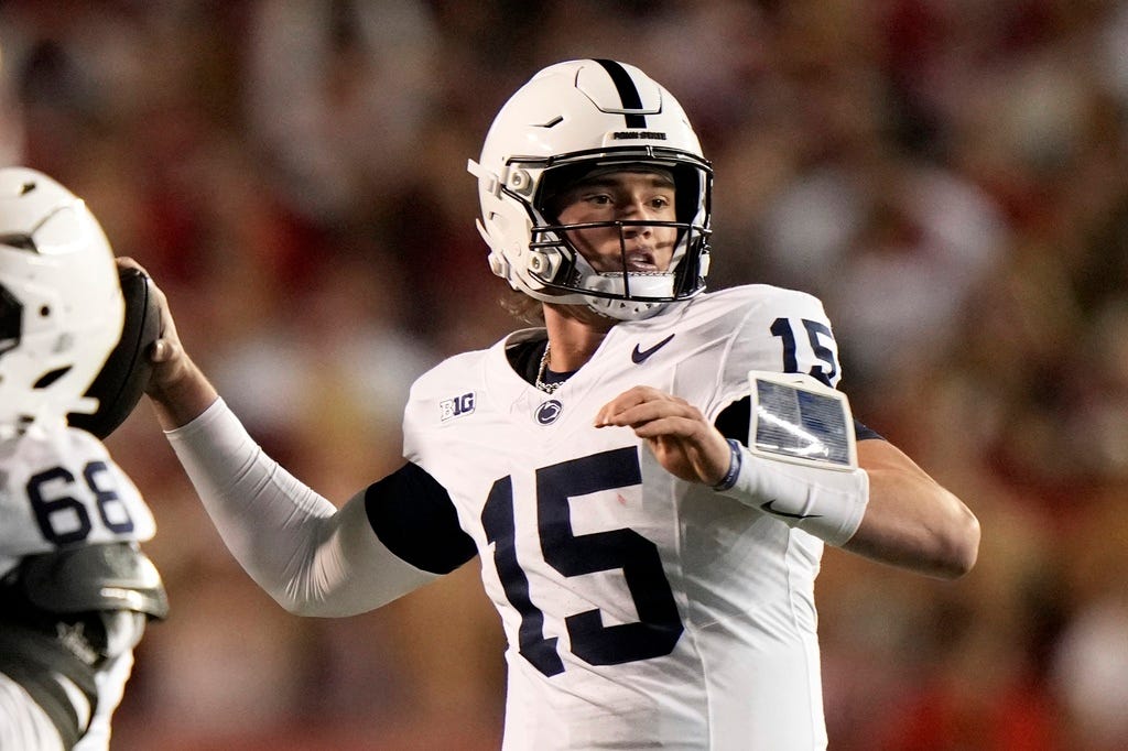 No. 3 Penn State could be without QB Drew Allar for showdown with No. 4  Ohio State - Daily Journal