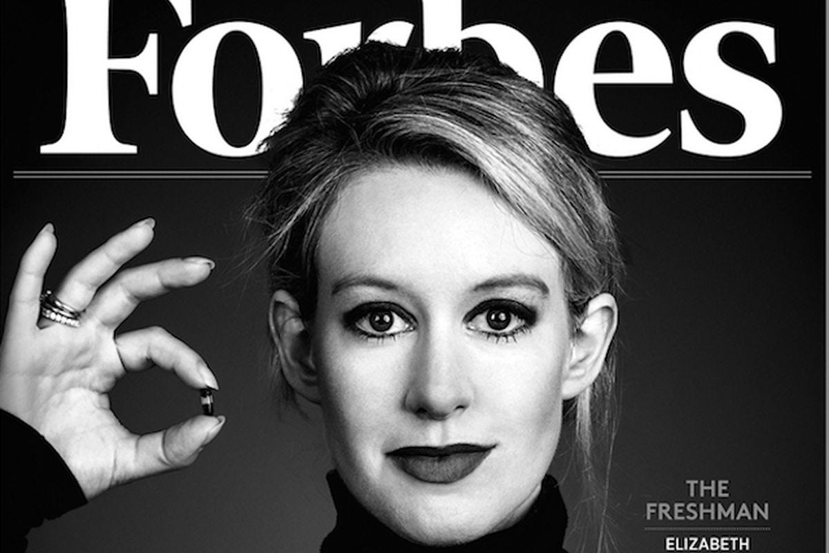 Theranos CEO Elizabeth Holmes's Five Best Cover Story Appearances, Ranked -  Vox
