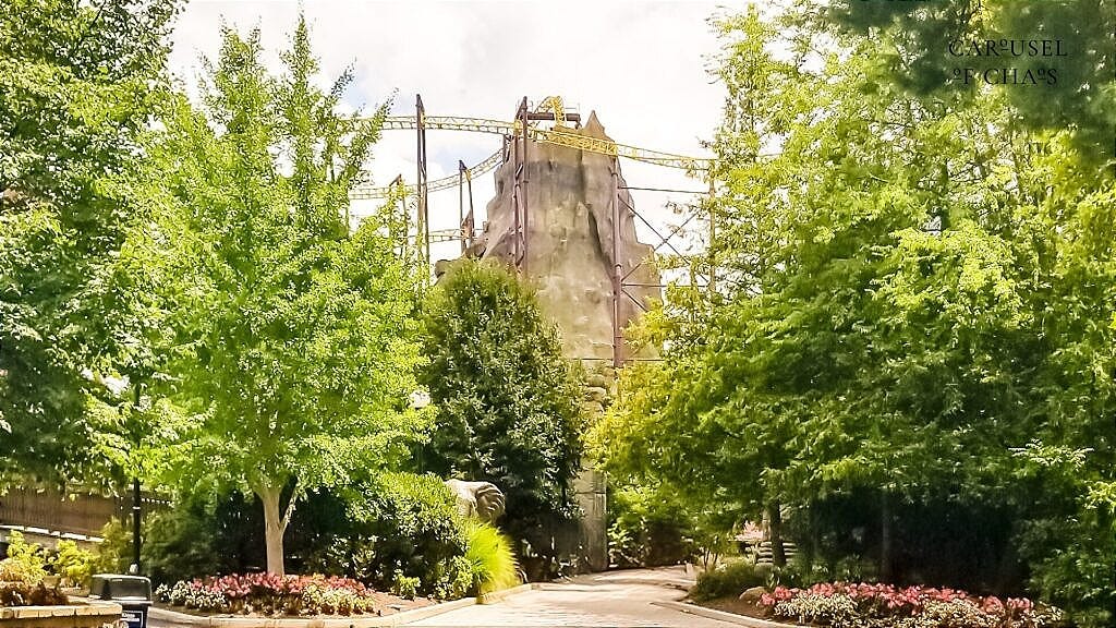 kings dominion volcano the blast coaster