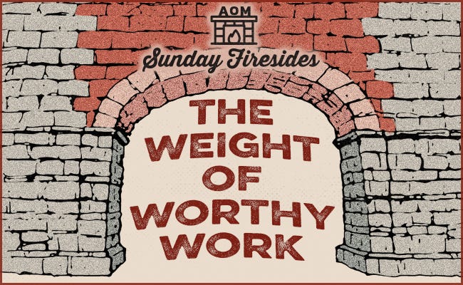 The Weight of Worthy Work poster.