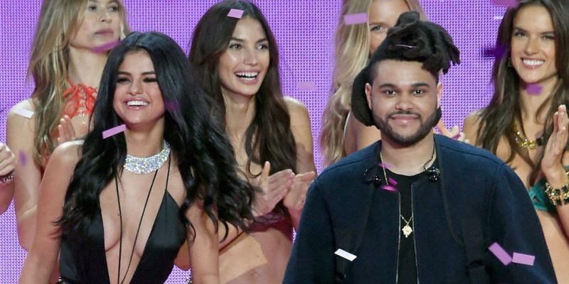 selena gomez working her weeknd gossip