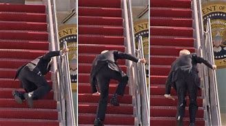 Image result for Biden trips and falls