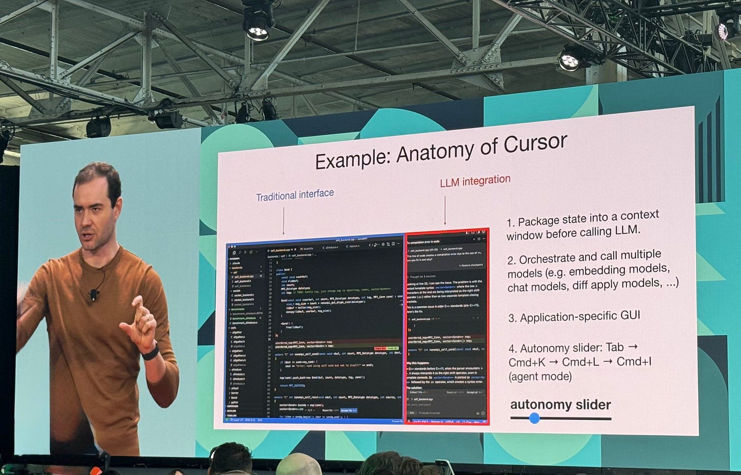The anatomy of Cursor Andrej Karpathy YC AI Startup School