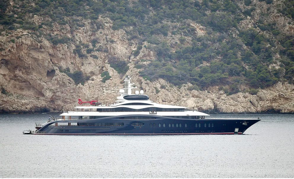 Mark Zuckenberg's Yacht in Mallorca