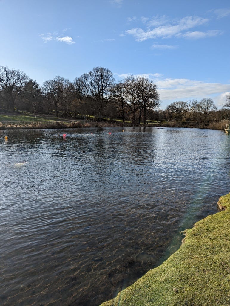 The lake at Beckenham Park Place