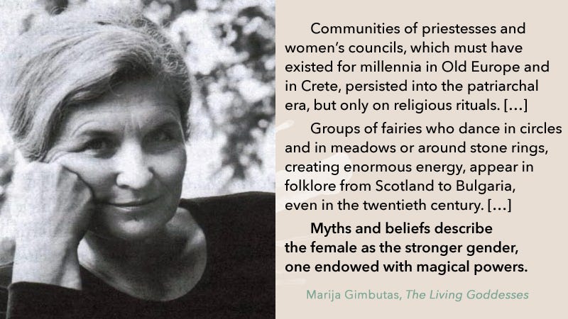 Marija Gimbutas Quote (The Living Goddesses) | Lori Tiron-Pandit