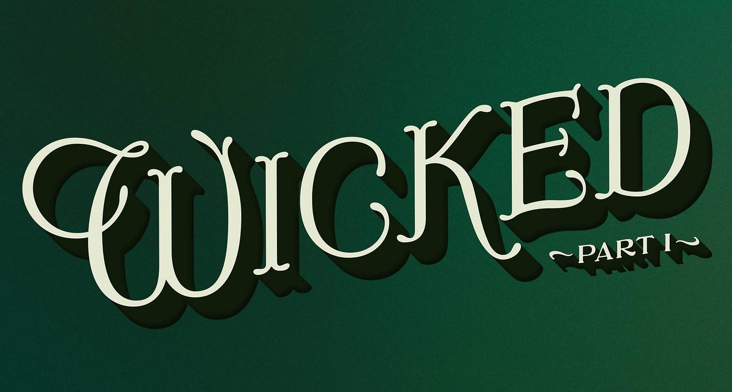 What is the font for the title card for the movie?? : r/wicked