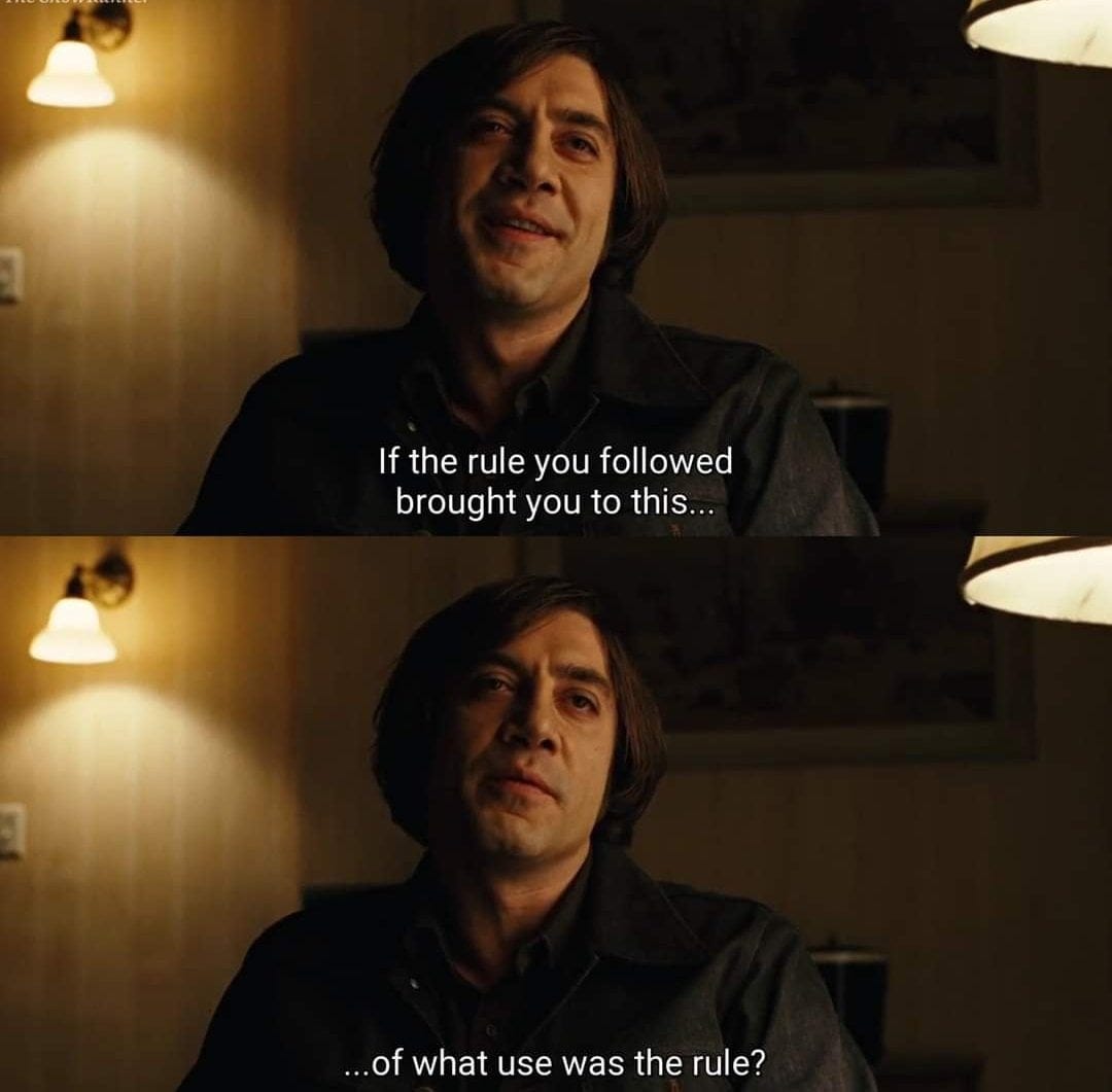 no country for old men : r/MovieQuotes