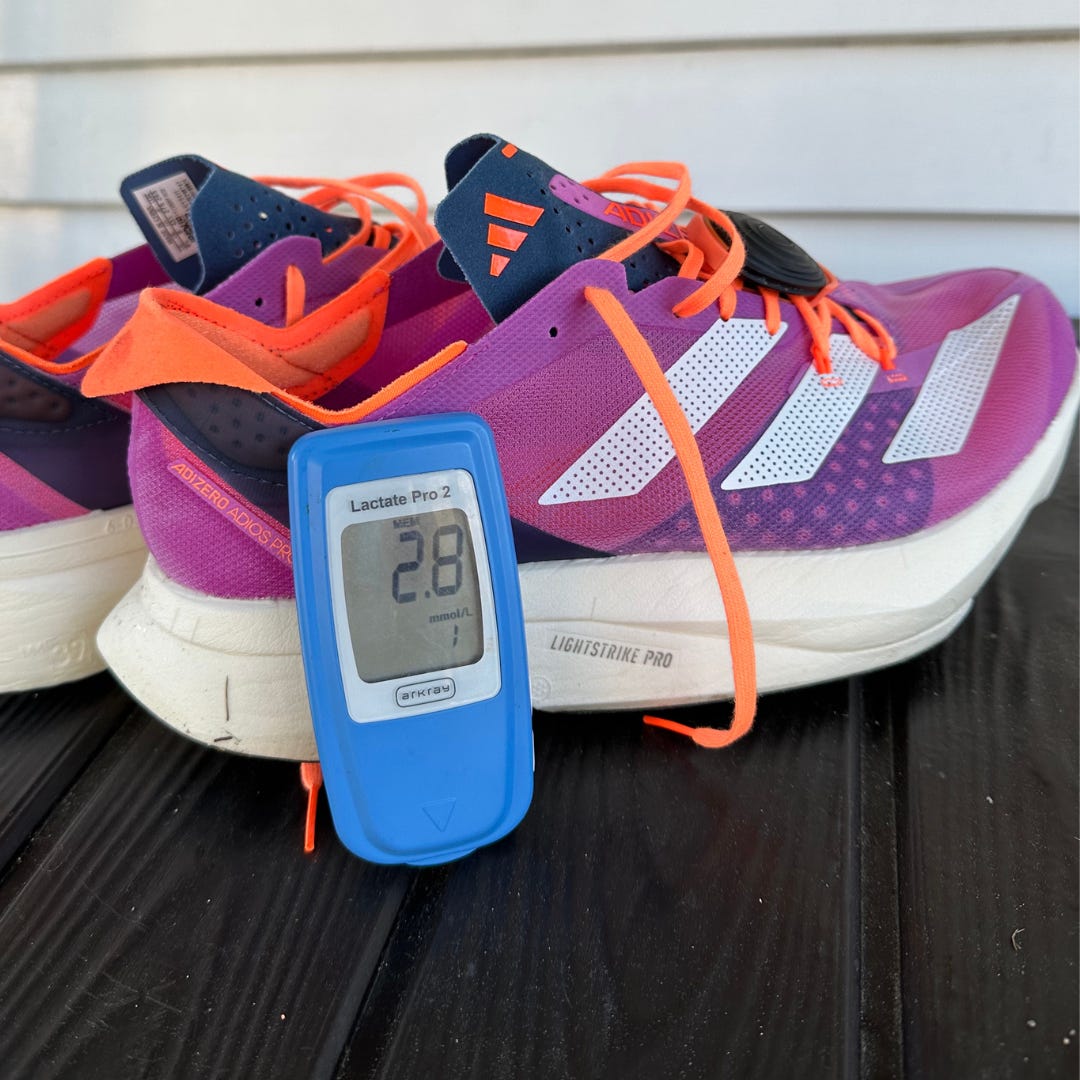 New Adidas Adio Pro 3 and Lactate Pro Lactate Meter