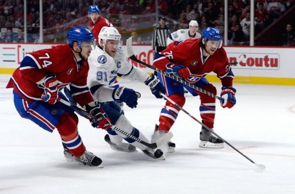 steven stamkos scores for lightning game 5 2015 stanley cup playoffs