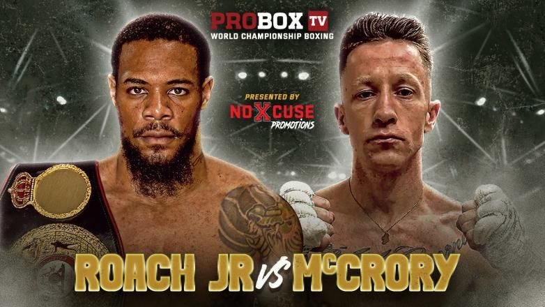 Roach Jr. vs McCrory presented by NoXcuse Promotions | June 28, 2024
