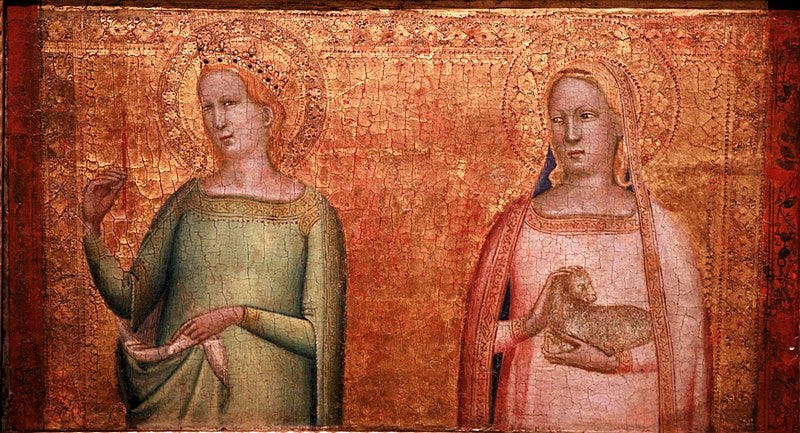 File:Saint Margret and Saint Agnes-Bernardo Daddi mg 9947.jpg