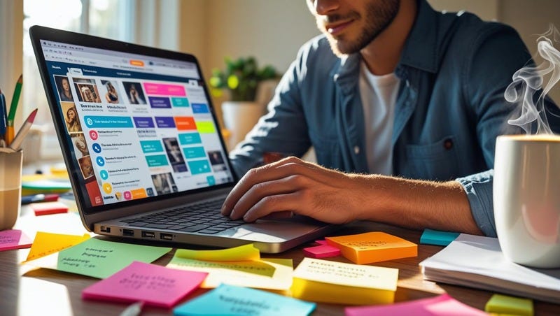planning the posts on a social network