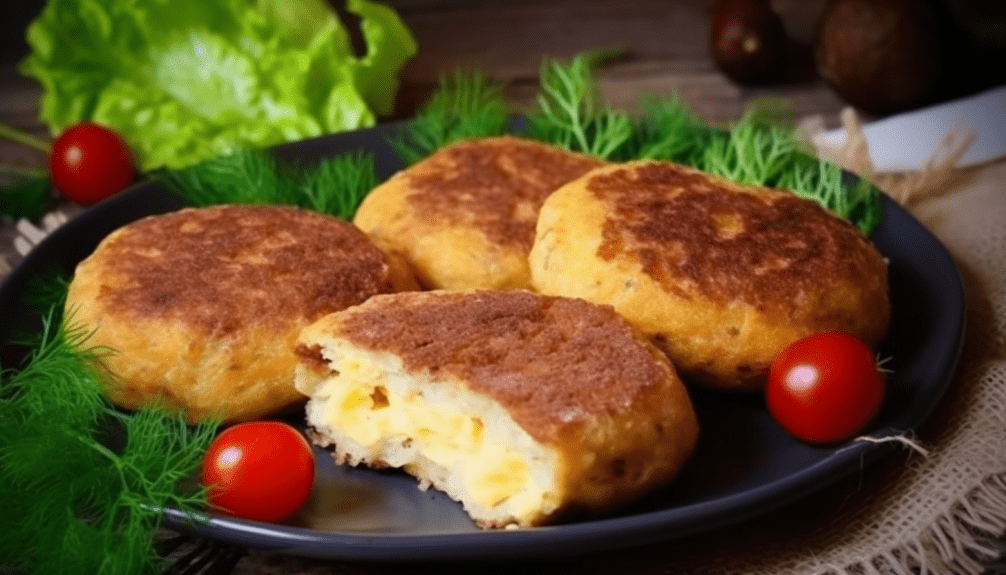 Crispy potato cakes with beef | Ukrainian recipes