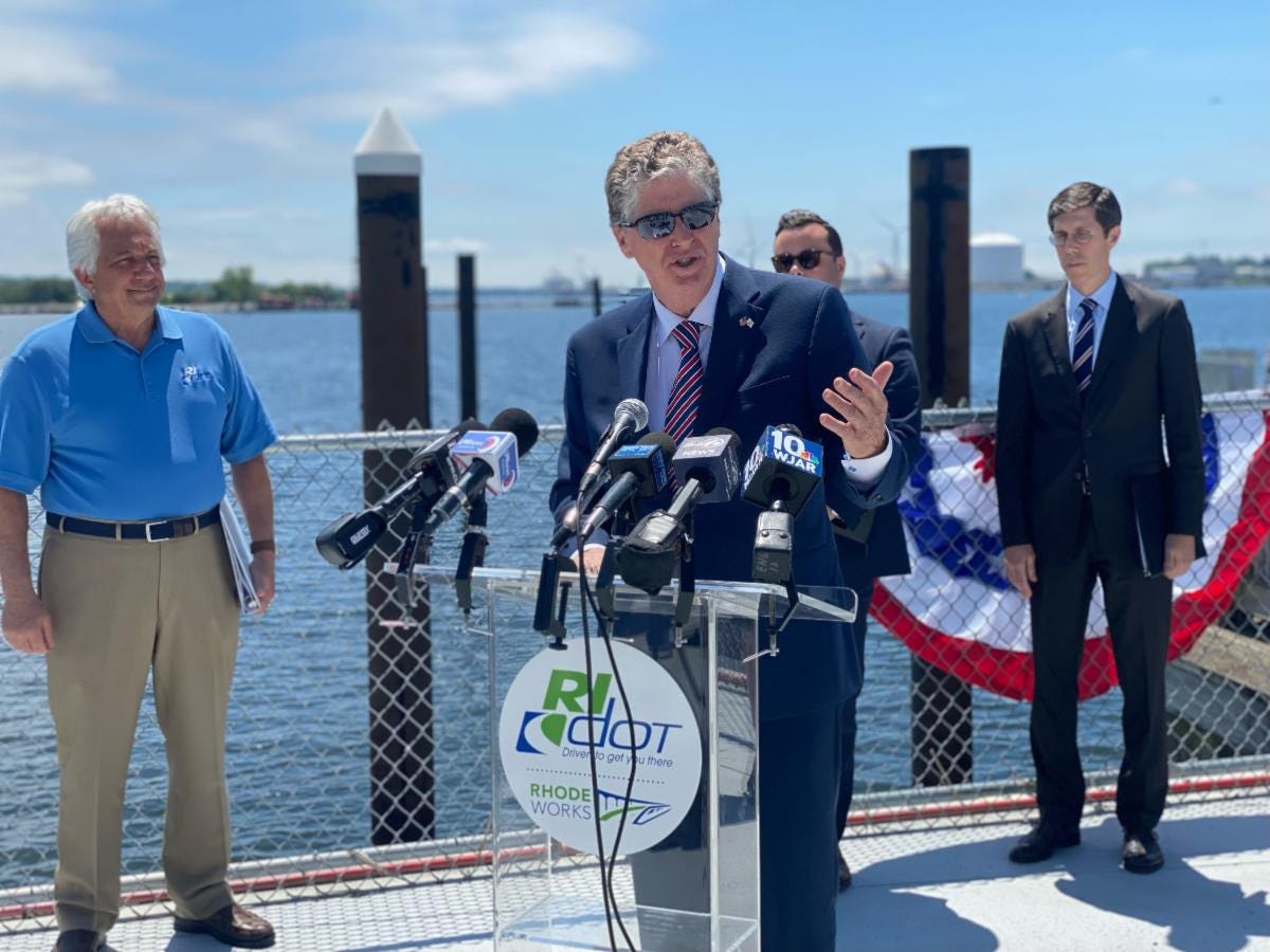 Governor McKee kicks off the 2023 Providence-Newport Ferry Season