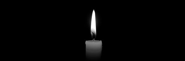 black and white candle