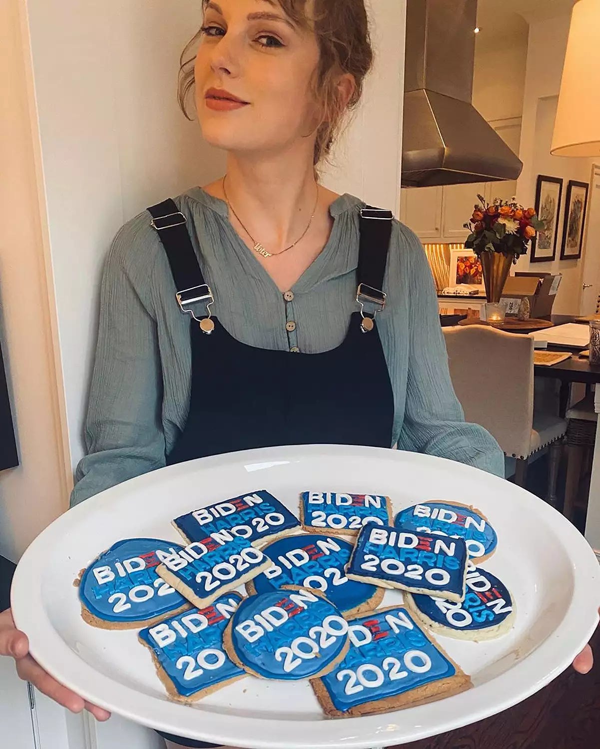 Taylor Swift Biden/Harris cookies