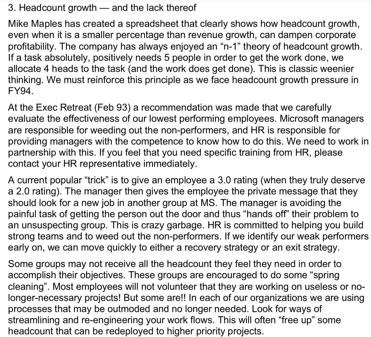 3. Headcount growth — and the lack thereof Mike Maples has