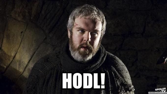 Hodor says HODL. Listen to Hodor's HODL | Game of thrones funny, Game of  thrones fans, Hodor