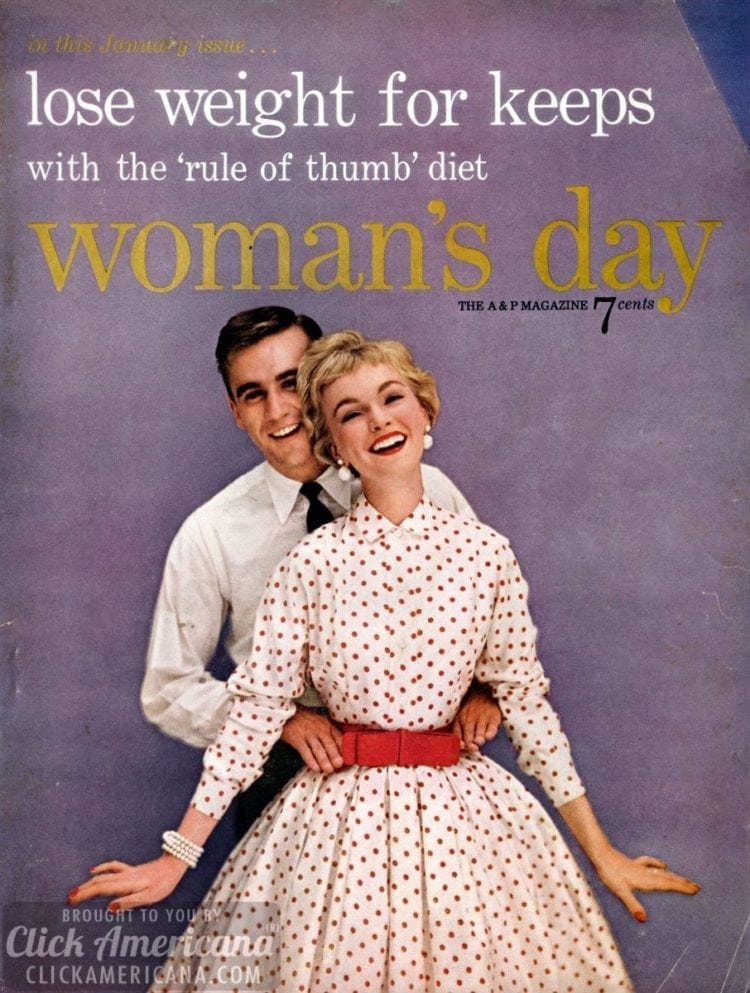 Housewife heaven! Vintage Woman's Day magazine covers from the fifties -  Click Americana