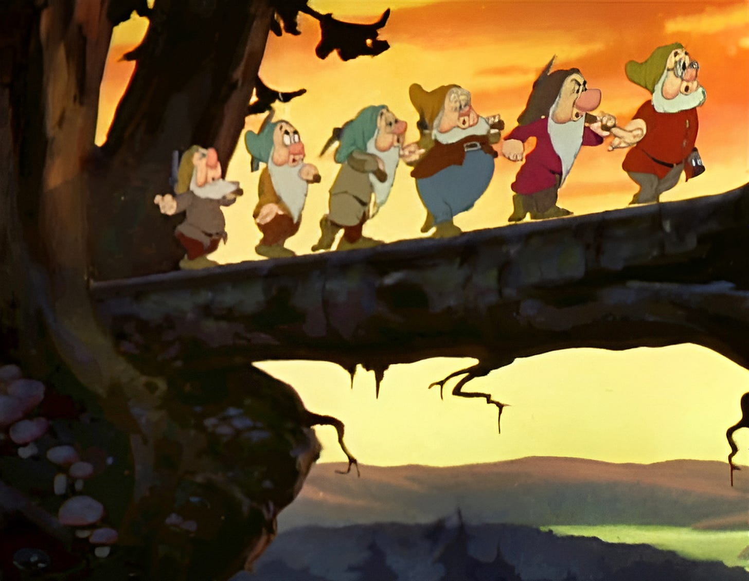Snow White and the Seven Dwarfs is the first animated feature in the Disney animated features canon. It was produced by Walt Disney Productions, premiered on December 21, 1937, and was originally released to theatres by RKO Radio Pictures on February 8, 1938.