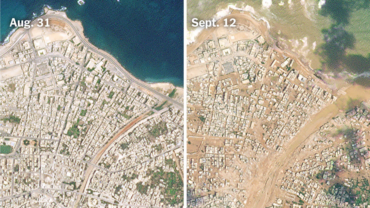 Maps: Where Floods Have Devastated Libya - The New York Times