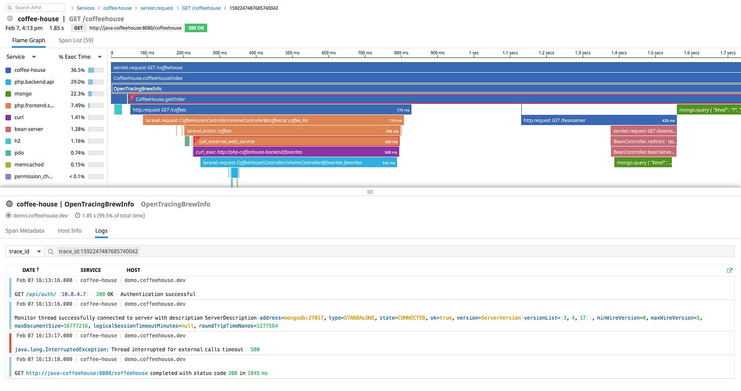 Correlate Logs and Traces