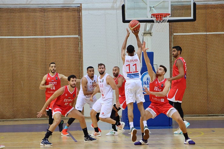 Picture from UAE vs Egypt at Al Nasr