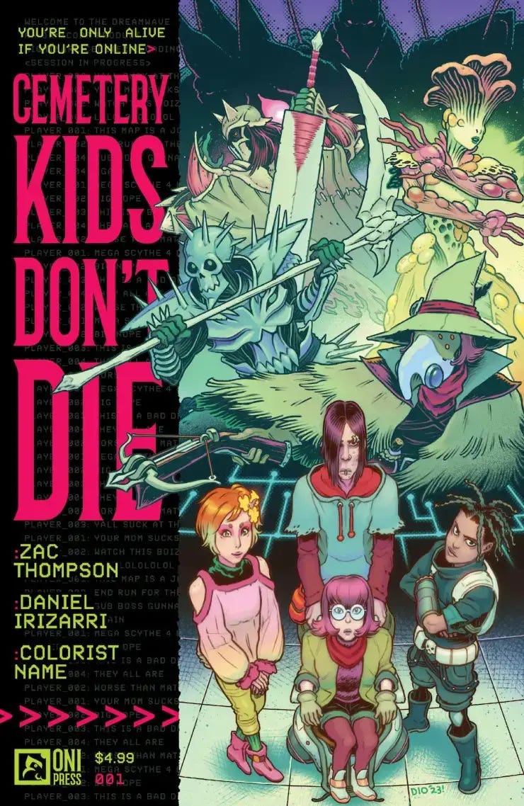 All-ages Oni comics series 'Cemetery Kids Don't Die' #1 coming February 2024