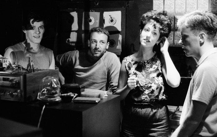 New Order in New York in 1982. Credit: Kevin Cummins/Press