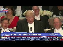 FULL: Donald Trump Roasts Hillary Clinton At 2016 Al Smith Dinner - FNN -  YouTube