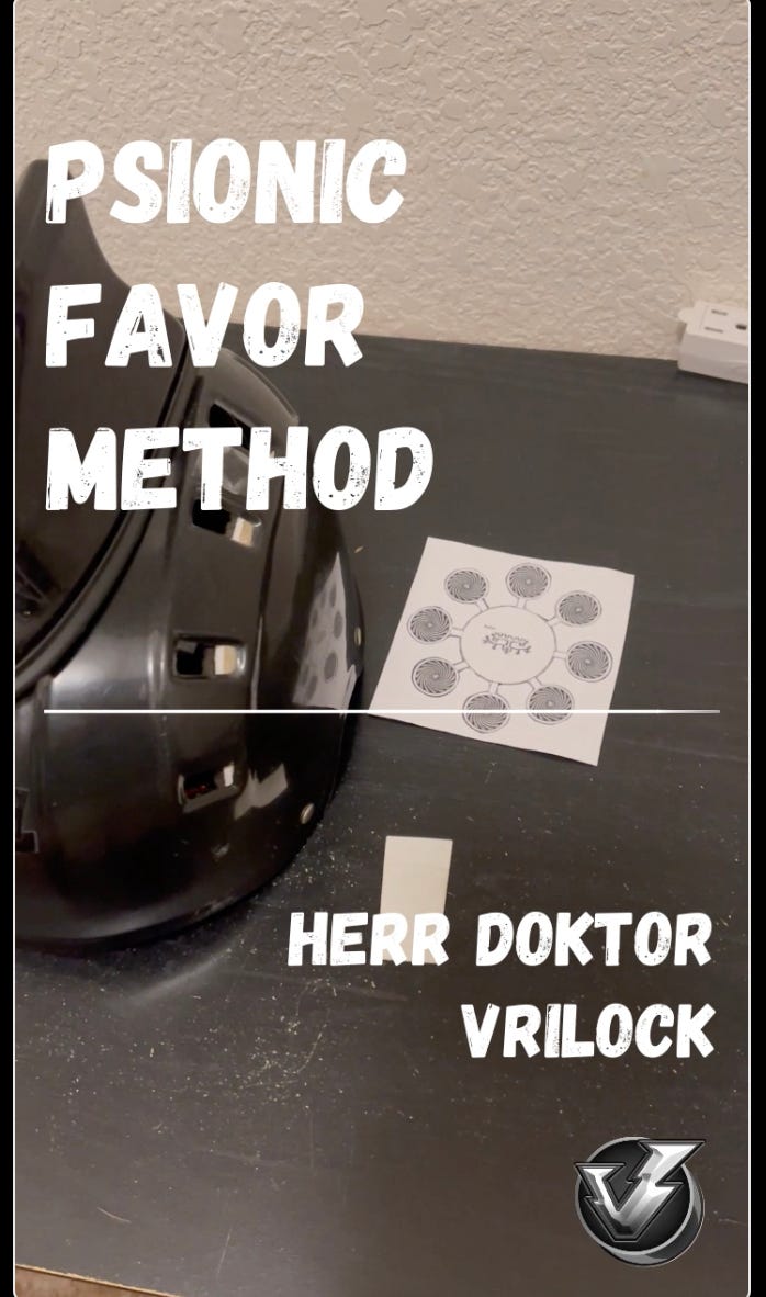 Vrilock psionic favor method video podcast keep the magick high