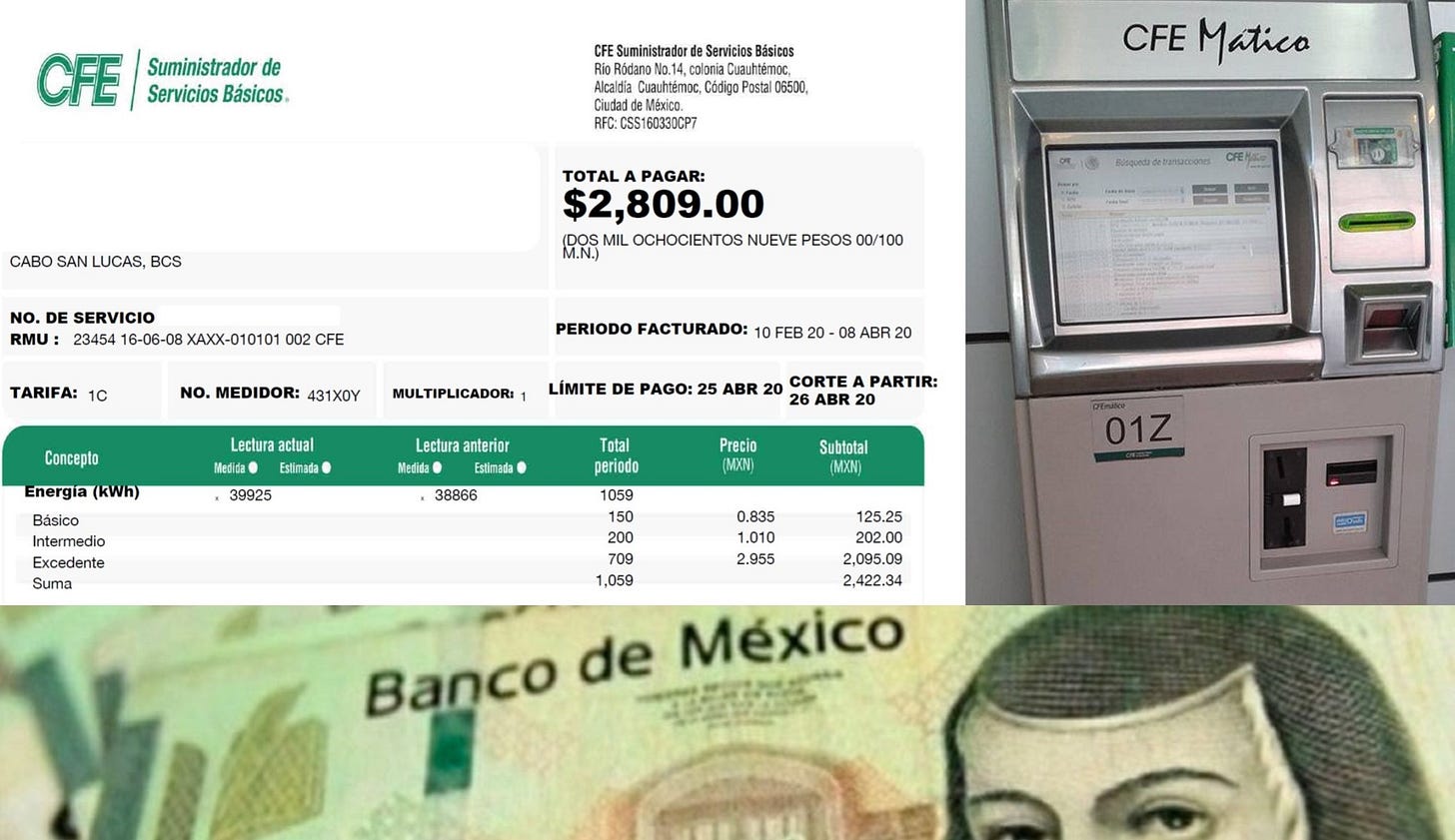 Paying your CFE Bill - MXelectricity