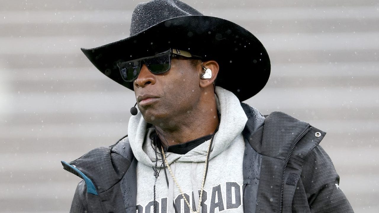 Deion Sanders in cowboy hat